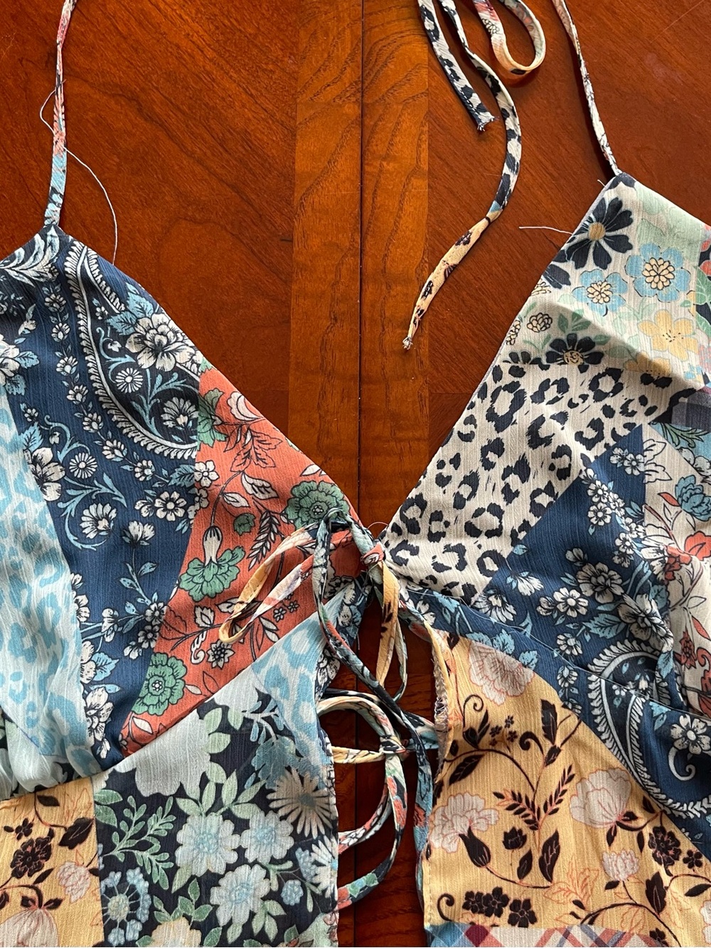 Primark patchwork halter top - Picture 3 of 5
